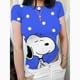 thumbnail image 5 of Camiseta de manga larga de Snoopy para mujer, camiseta con capucha de corte entallado para primavera y otoño, camiseta básica de ropa urbana para mujer, top informal, 5 of 5