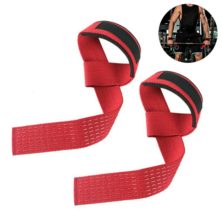 Hard Pull Wrist Lifting Straps Grips Band-Deadlift Straps Wrist Padded and  Anti-Skid Silicone - for Weightlifting, Bodybuilding, Strength Training 