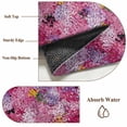 thumbnail image 6 of Large Area Rugs for Living Room Bedroom, Cherry Blossom 8'x10' Rug Washable Carpet Runner Indoor Outdoor, Pink Purple Flowers Modern Oil Painting Art Non Slip Floor Mats Rug for Kitchen, Patio, 6 of 8