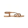 thumbnail image 2 of Women's Braided Strap Flat Sandals Woven Strappy Sandals Ankle Strap Thong Sandals, 2 of 5