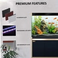 thumbnail image 5 of Aqua Dream 135 Gallon Tempered Glass All-in-one Aquarium Black With Gold, 5 of 7