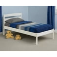thumbnail image 2 of Camaflexi Tribeca Platform Bed, White, Twin, Solid and Manufactured Wood with Headboard, 2 of 8