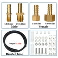 thumbnail image 7 of EYSENC Transmission Cooler 40,000 GVW Trans Cooler Low Pressure Drop LPD47391 with Mounting Hardware 47391 Silver, 7 of 7