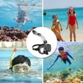 thumbnail image 4 of Snorkel Broad View Anti Fog Anti Leak Snorkeling Gear Set For Adults And Younger (Black), 4 of 4