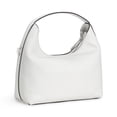 thumbnail image 2 of Michael Kors Women's Ember Small Pebbled Leather Top Zip Satchel Crossbody Bag (Optic White), 2 of 6