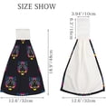 thumbnail image 3 of Hanging Towels 1 Pcs, Dish Towels Tiger Head Colored CMYK Absorbent Hand Towels with Hanging Loop Washcloth for Bathroom Kitchen, 3 of 6