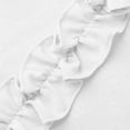 thumbnail image 7 of LNWUY Women's Summer Beach Cotton Tank Dress Linen Boho Sleeveless Cotton Linen Midi Sundress Ruffle Trim Fashion Dress White S, 7 of 7