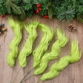 thumbnail image 3 of Dalrosia 20PCS Green Furry Christmas Tree Picks Topper Glitter Curly Berry Ornaments Lime Fake Christmas Decorations Candy Picks for Tree Wreath Crafts Vase Filler Home, 3 of 5