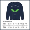 thumbnail image 7 of Alien Eyes Sweatshirt Funny Space UFO Hunter Believe Flying Saucer Universe July 2 World UFO Day Stay Weird Crewneck, 7 of 7