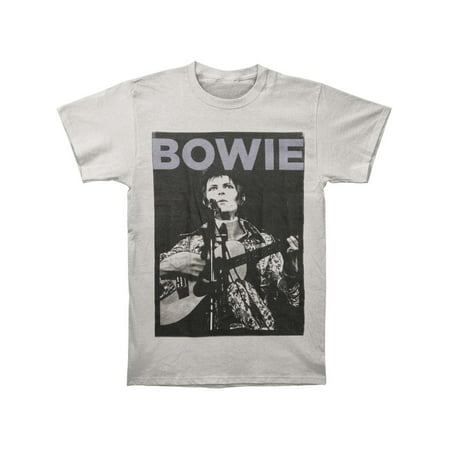 David Bowie Men's  Bowie Rock 2 T-shirt Grey