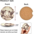 thumbnail image 3 of Coolnut Vintage Birds Car Coasters 2 Pack Drinks Absorbent Ceramic Stone Car Coasters with Fingertip Grip Car Cup Holder Coasters Home Decor Gifts, 3 of 6