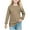 Khaki, variant on 5T Girls Clothes 5T Girls Shirts Long Sleeve Girls' Solid Color Round Neck Long Sleeved Top Children's Pullover Shirt For 5-14 Years Khaki