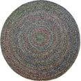 thumbnail image 1 of Sonya Tapis Rond Réversible Tressé Intérieur/extérieur, 8 Pieds, Graphite Multicolore, 1 of 1