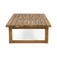 thumbnail image 6 of GDF Studio Kedan Outdoor Acacia Wood Coffee Table, Teak, 6 of 8