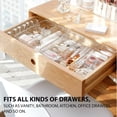 thumbnail image 3 of RENACLIPY Clear Drawer Organizers Transparent Plastic for Makeup and Bathroom 16Pcs, 3 of 6