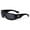 Black Frame With Black Logo, variant on Polarized Khan Men Anti Glare Fishing Cycling Driving Sport Sunglasses