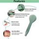 thumbnail image 5 of Herramienta de Masaje Jade Gua Sha Verde 100% Natural para Rejuvenecer la Piel Facial, 5 of 9