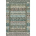 thumbnail image 2 of Addison Rugs Mayfield Premium Machine Washable Transitional Stripes Aloe Rectangle Rug, 3' x 5', 2 of 6
