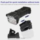 thumbnail image 2 of Luces delanteras y traseras para bicicleta, 12 luces giratorias de 360 ​​grados, 1200 mAh, para ciclismo nocturno, 2 of 4