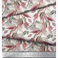 thumbnail image 2 of Soimoi Velvet Fabric Beech Leaves Print Fabric by Yard 58 Inch Wide, 2 of 3