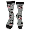 thumbnail image 5 of TeeHee Fun Music Novelty Crew Socks for Men 3-Pack (10-13, Crew Rock Apes with Guitar), 5 of 9
