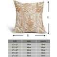 thumbnail image 4 of Burnt Orange Leaf Plant Pillow Covers 16X16 Inch Herbs Botanical Fern Vintage Leaves Floral Decorative Pillow Cases Set of 2 Throw Pillows Farmhouse Home Decor for Sofa Couch Cushion Outdoor, 4 of 6