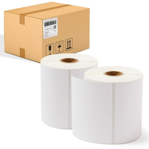 White Direct Thermal Labels, 1 in Core Desktop, 4720 Count, 4 x 5 in