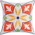 thumbnail image 3 of Outdoor Waterproof Throw Pillow Covers for Patio Furniture Decorative Boho Pillow Covers 18x18 Floral Printed for Patio Tent Couch Garden Set of 4,Orange, 3 of 6