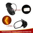 thumbnail image 4 of RVNI Pair Tow Mirrors for 2007-2013 Chevy Silverado Sierra 1500 Power Heated Turn Signal, 4 of 7