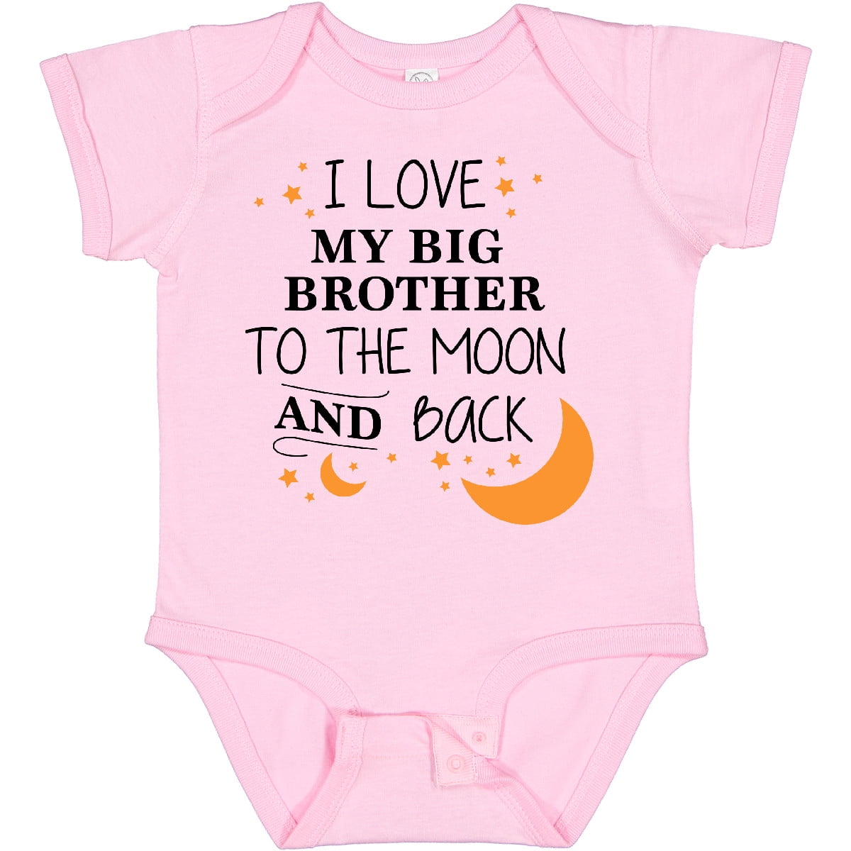 Inktastic I Love My Big Brother to the Moon and Back Boys or Girls Baby Bodysuit