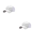 thumbnail image 1 of VONKY Stylish Baseball Cap With Sun for Protection Outdoor Sports Adjustable Caps For Men white 2Set, 1 of 6