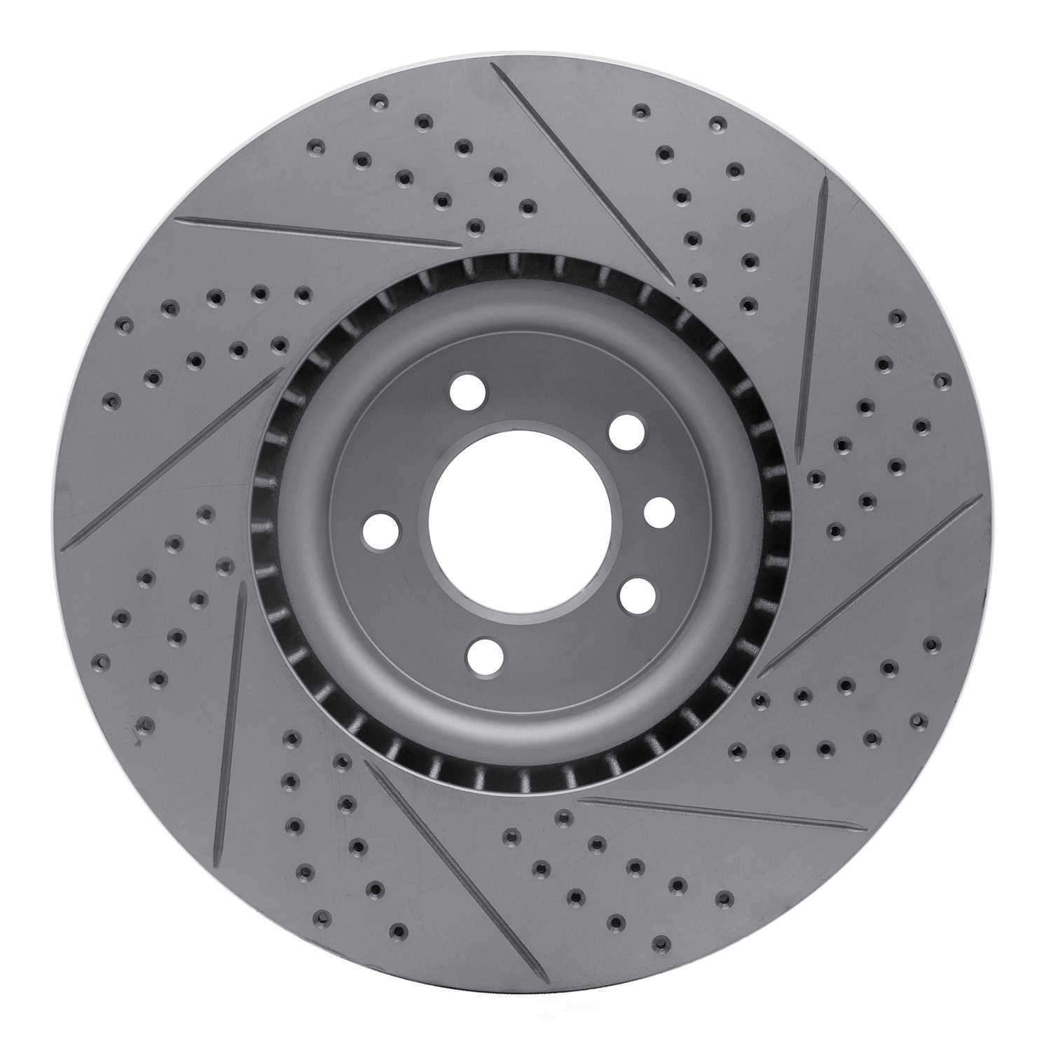 Dynamic Friction Company 830-11021L DFC Geoperformance Rotor - Drilled and Slotted