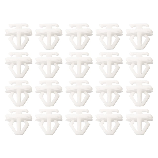 Fitment Front Grille Panel Clips For Expert X Front Grille Panel Clips Part Number X Plastic White X Collar Mm