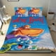 thumbnail image 1 of Regresamos Conjunto de sábanas temático, trío de piezas, cómodo y amigable con la piel, diseño único, regalo de decoración para el hogar para familiares, amigos y fans,173cm *218cm, 1 of 6