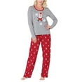 thumbnail image 3 of Bowanadacles Christmas Family Matching Santa Claus Printed Pajamas Set, 3 of 5