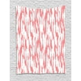 thumbnail image 1 of Abstract Tapestry, Hipster Style Inspirations Brush Stroke Stripes Watercolor Paint Smears Vintage, Wall Hanging for Bedroom Living Room Dorm Decor, 40W X 60L Inches, Coral White, by Ambesonne, 1 of 2