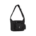 thumbnail image 2 of Soidarity Bolso de hombro de nailon para equipo deportivo, bandolera adhesiva deportiva con cremallera, riñonera multifuncional a prueba de polvo Mochilas de mochilero Negro Soidarity OD023089-01, 2 of 6