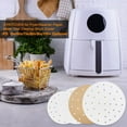 thumbnail image 6 of 7 Inch Air Fryer Liners, Set of 200, Nonstick Air Fryer Parchment Paper/Bamboo Steamer Paper/Parchment Paper for Air Fryer, Steaming Basket and More(5/6/8/9/10in Available), 6 of 10