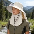 thumbnail image 2 of ibiyuan Solar Fan Hat Wide Brim Sun Hat with Solars Fan Usb Charging Adjustable Speeds Fishing Hats for Men Sun Protection 2-In Hands-Free Hat Fan Sun Hats for Women Fan Hat for Camping & Beach, 2 of 6