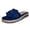 Blue, variant on Platform Sandals for Women Espadrilles Summer Comfortable Slip on Slides Open Toe Bow Beach Flat Shoes for Travel Black 8