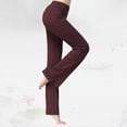 thumbnail image 4 of Sweatpants Women Casual Spring And Summer Yoga Pants Outdoor Straight Leg Dance Pants With Pockets Flared Loose Sportswear Soft Modal Fabric M High Pull Pants, 4 of 6
