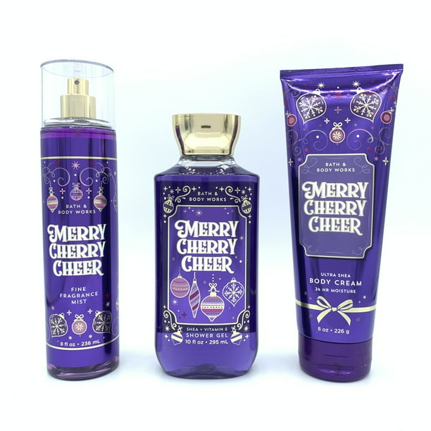 Bath And Body Works Merry Cherry Cheer Fine Fragrance Mist Shower Gel And Body Cream 3 Piece Bundle Walmart Com Walmart Com Bath And Body Works Merry Cherry Cheer Fine Fragrance Mist Shower Gel And Body Cream 3 Piece Bundle Walmart Com Walmart Com
