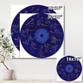 thumbnail image 4 of Designart ' Zodiac Signs and Zodiac With Constellations ' Modern Canvas Wall Art Print, 4 of 4