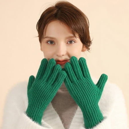 

Merchandiser Gloves Knitted Gloves Korean Candy Color Lengthened Open Fingered Screen Gloves Outdoor Warm Winter Cycling Gloves Dark Cleaning Gloves Household Gloves Medium Glove N Care Diamond Rubber