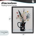 thumbnail image 4 of Stupell Industries Farmhouse Vase Of Abstract Time Black Floating Frame Canvas Art, 17 x 21, by Svetlana Aleynikova, 4 of 8