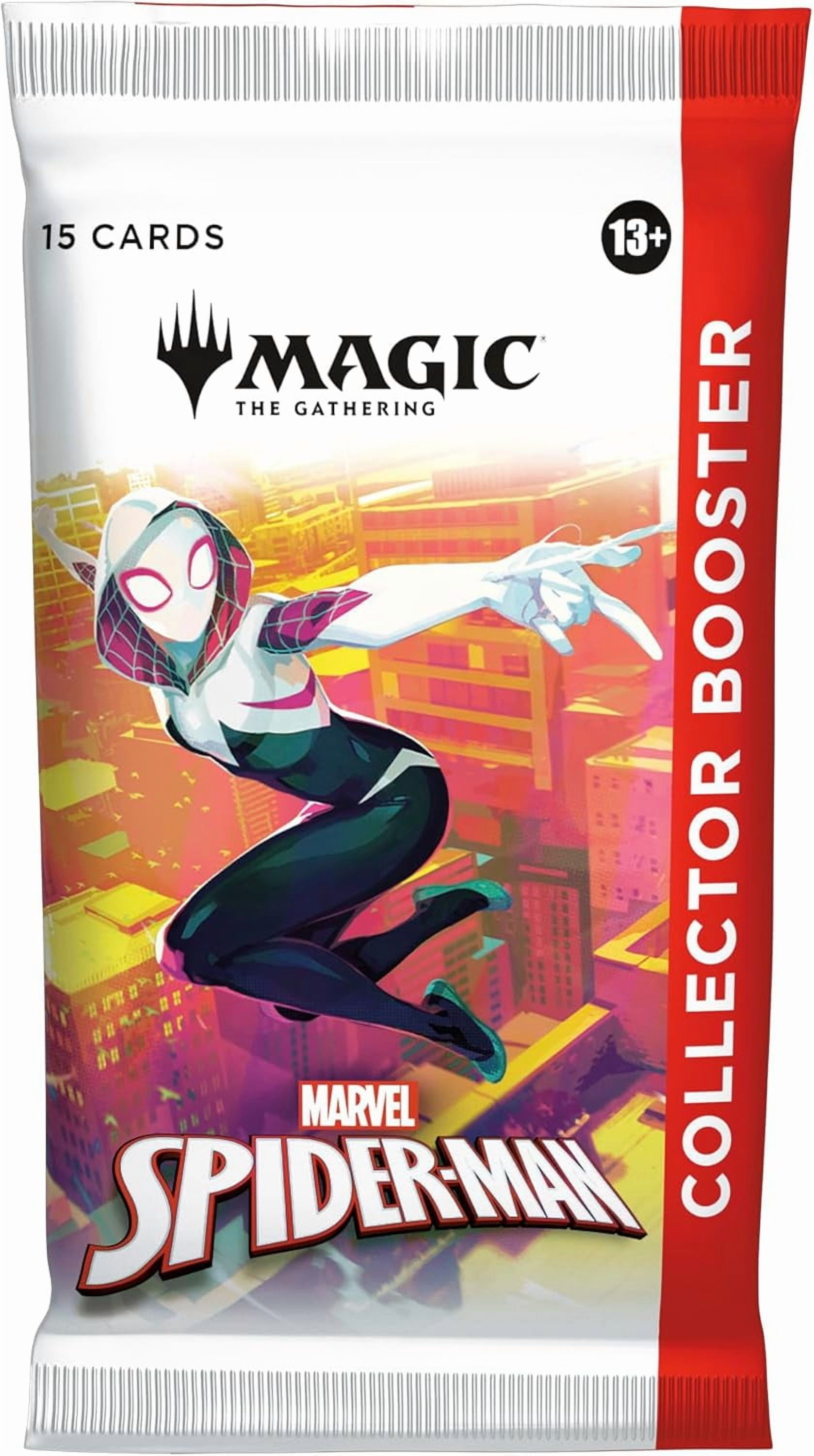 3 Packs Magic The Gathering Collector Booster Pack Lot MTG Marvel's Spider-Man