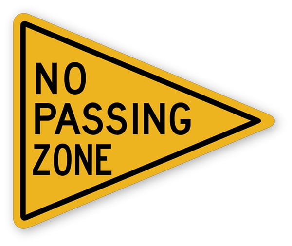 no passing zone sign on a road no passing zone sign on a road