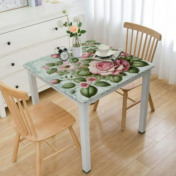 BANET Tablecloth Tablecloth Rectangle Square Table Cloth Square Table Cover for Wedding Decorations White