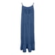 thumbnail image 5 of Mujeres Maxi Vestido de Verano Lino Siente V-Cuello Estilo de Suspensión sin Espalda Ajustable Volantes Doblado, Suelto Vestido Fluido para las Mujeres Playa, 5 of 6