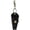black, variant on PU Leather Key Wrap Holder Compact Key Organizer Pouch with Keyring for Men Women